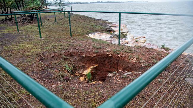 Fannie Bay Blowhole at East Point. Picture: Pema Tamang Pakhrin