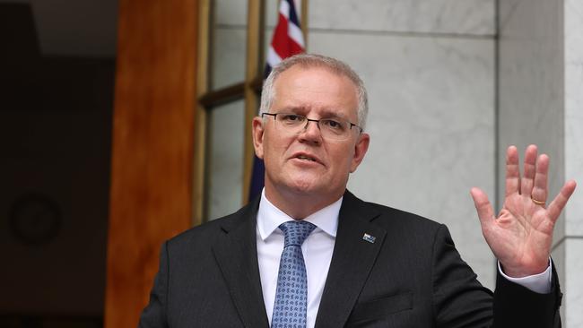 The Federal government as a whole has nonetheless found itself on uncertain ground amid recent reports of infighting and leadership speculation. Picture: NCA NewsWire / Gary Ramage