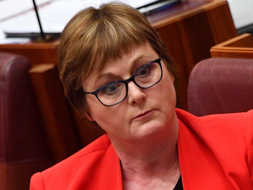 Senator Linda Reynolds allegedly referred to Brittany Higgins as a “lying cow”. Picture: Sam Mooy/Getty Images