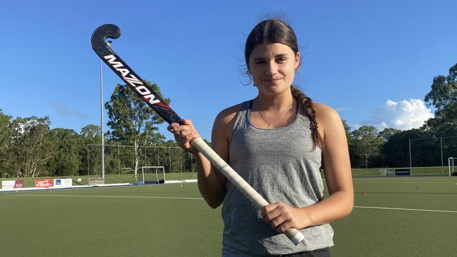 Sunshine Coast junior hockey talent Lucy Rae.