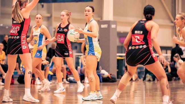 USC Thunder player Georgia Butt has been selected in the Netball Queensland U19 squad. Picture: Netball Queensland.