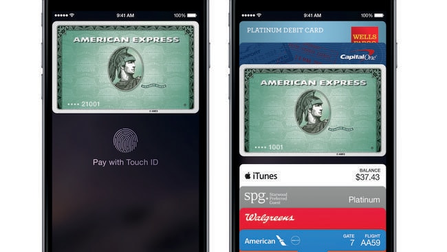 Apple Pay mobile payment technology on Apple iPhone 6 handsets.