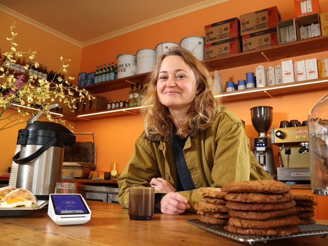 NETWORK ONLY : Small business owners paying additional Card Fees >Melissa Murphy owner of Suntop Plaza in Brunswick East.Picture Andrew Tauber