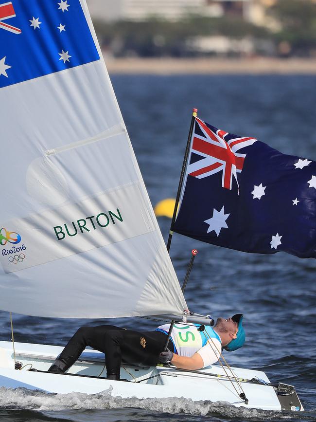 Rio Olympics 2016. Tom Burton wins Gold in the Laser Sailing Picture: Alex Coppel