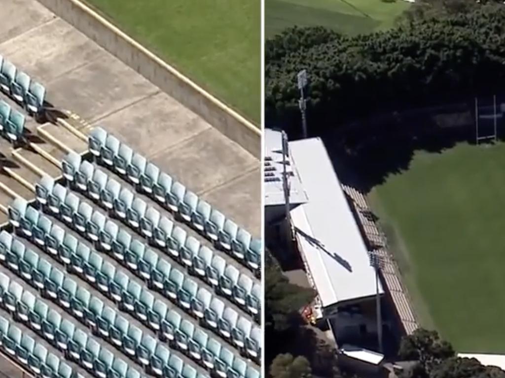 Leichhardt Oval at Lilyfield in Sydney’s inner west. Picture: Nine