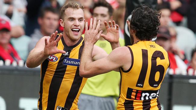 Tom Mitchell is now hitting the scoreboard. Picture: Michael Klein