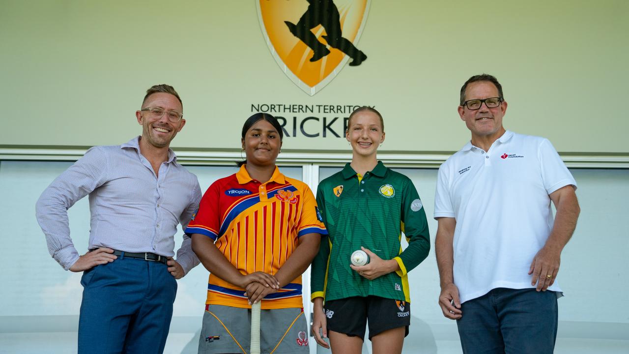 Gavin Dovey, Ekam Dhillon, Jordi O’Toole and Luke Gosling. Picture: NT Cricket.