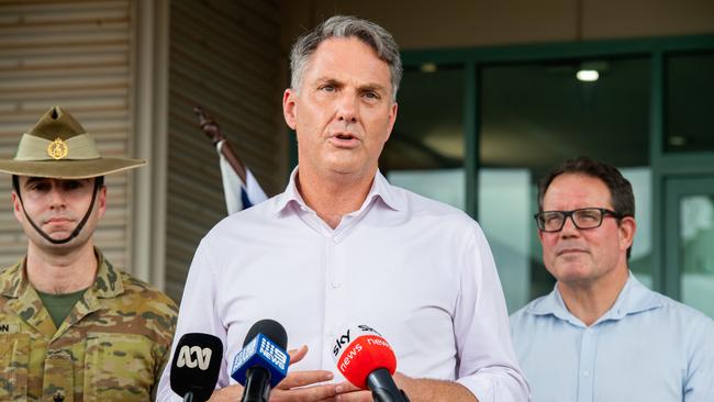 Defence minister Richard Marles at Robertson Barracks, Darwin. Picture: Pema Tamang Pakhrin