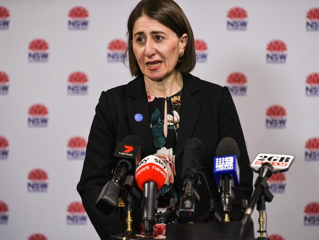 Premier Gladys Berejiklian backs the move to stop endorsing councillors at council level. Picture: NCA NewsWire/Flavio Brancaleone