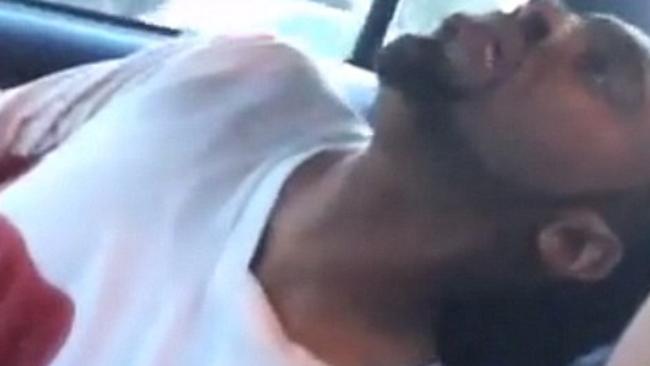 Philando Castile in the car with Lavish Reynolds. Picture: Twitter