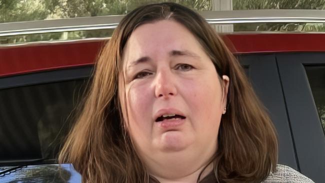 Erin Patterson, the homeowner of where the fatal lunch took place, arrived at her Leongatha property on Monday afternoon. Three people have died from eating mushrooms Picture: Brooke , Grebert-Craig.