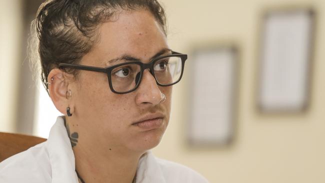 Myra Lynna William of New Zealand faces court in Bali after being caught with methamphetamine when she visited the island last year. Picture: Johannes Christo/AAP