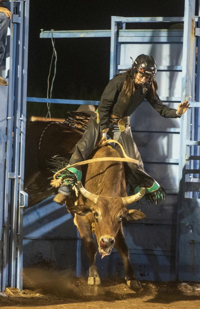Camika Anderson at Gargett Rodeo Saturday 3 June 2023 Picture: Michaela Harlow