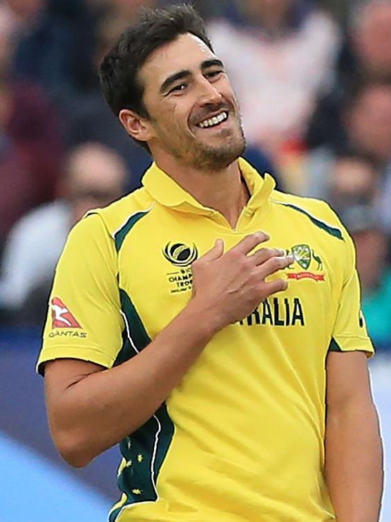 Cricket superstar Mitchell Starc. Picture: AFP Photo/Lindsey Parnaby