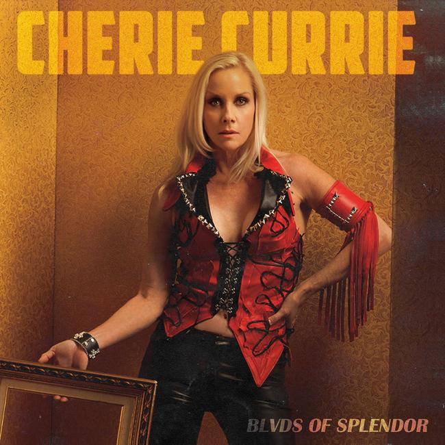 Artwork for 'Blvds of Splendor', an album by rock musician Cherie Currie released in 2020.