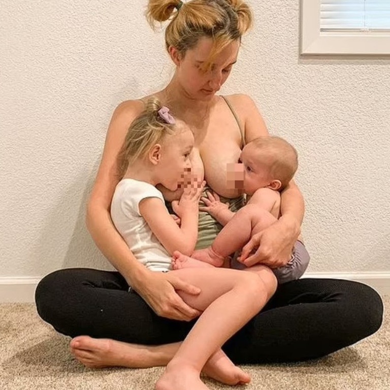 Mum-of-three breastfeeds 4yo child, accused of emotional damage |  news.com.au â€” Australia's leading news site