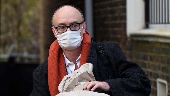 Number 10 special advisor Dominic Cummings leaves his residence in London. Picture: AFP