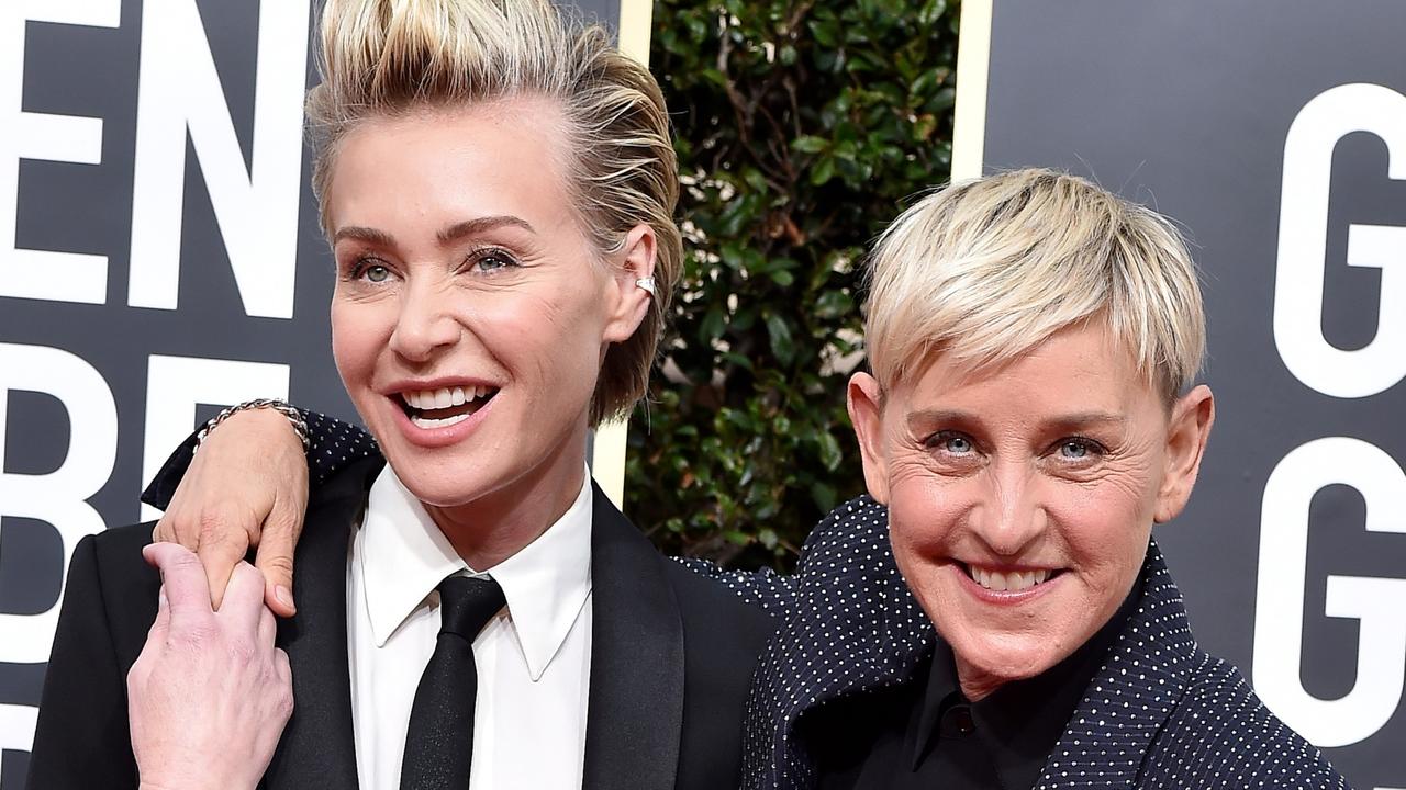 Portia de Rossi and Ellen DeGeneres have sold their “prison” for a $65 million mansion near Harry and Meghan. Picture: Getty Images.