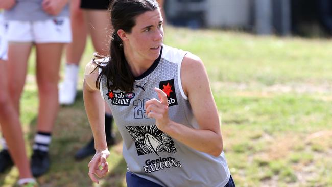 Geelong Falcons player Mia Van Dyke is off to Essendon. Picture: Mike Dugdale