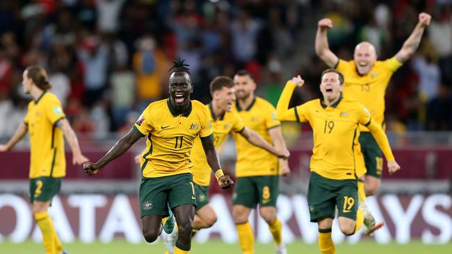 The Socceroos are heading to the World Cup. (Photo by Mohamed Farag/Getty Images)