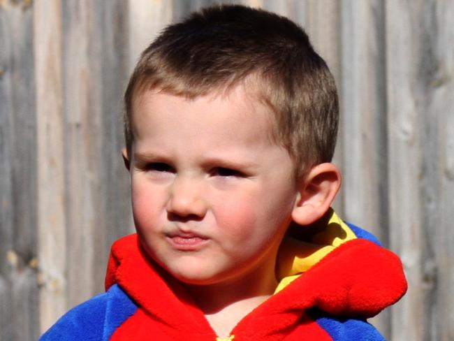 Copy pics of 3 year old William Tyrrell who has been missing from a Kendall home since 10:30 Friday morning. Pic Police Media