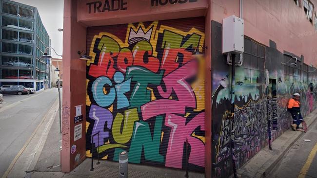 The exterior of the Cry Baby bar in Adelaide. Picture: Google Streetview