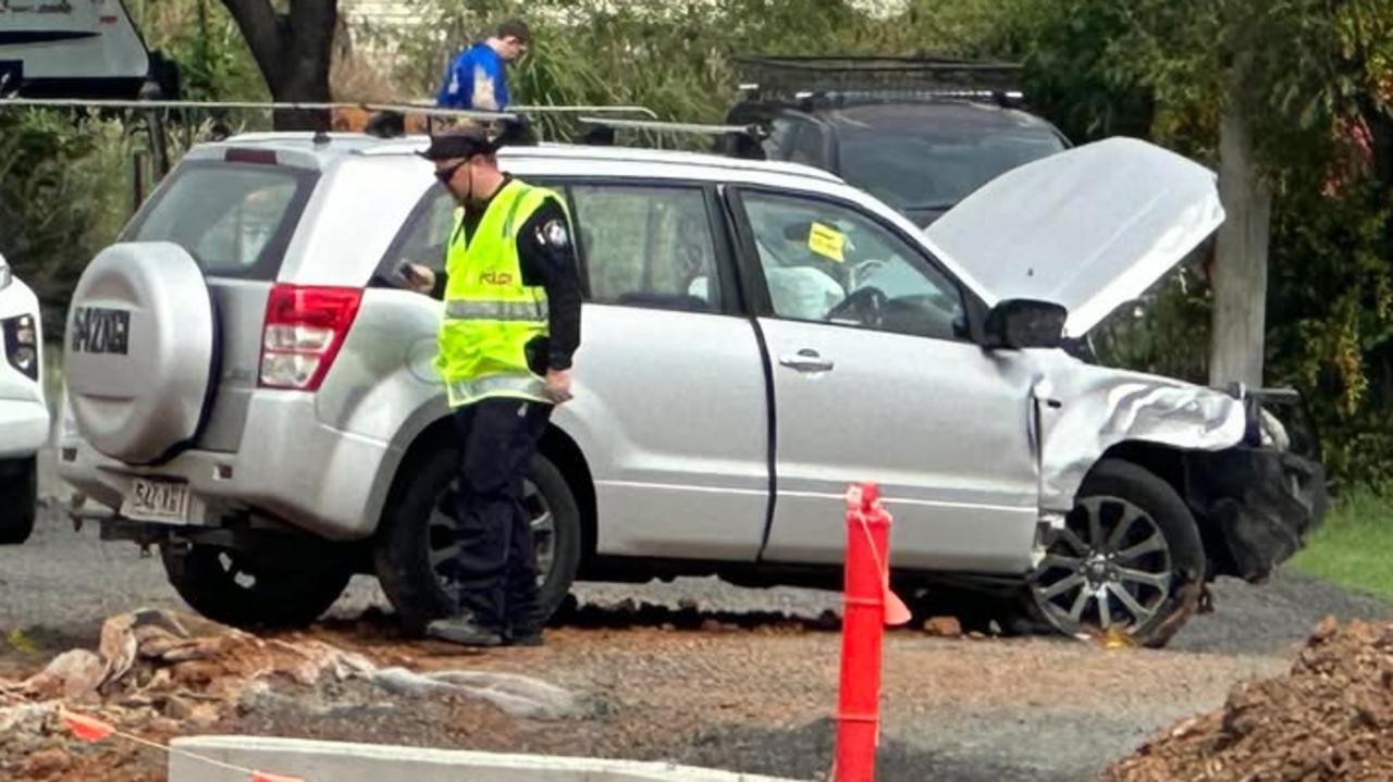 Man freed from wreck after crash closes road for hours