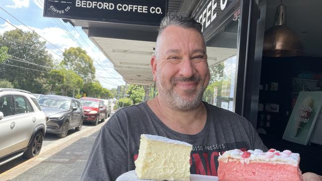 Dave Keyse’s Vanilla Slices at his Bedford Coffee Co cafe in Ringwood East have become a cult hit with many different flavours. Picture: Kiel Egging.