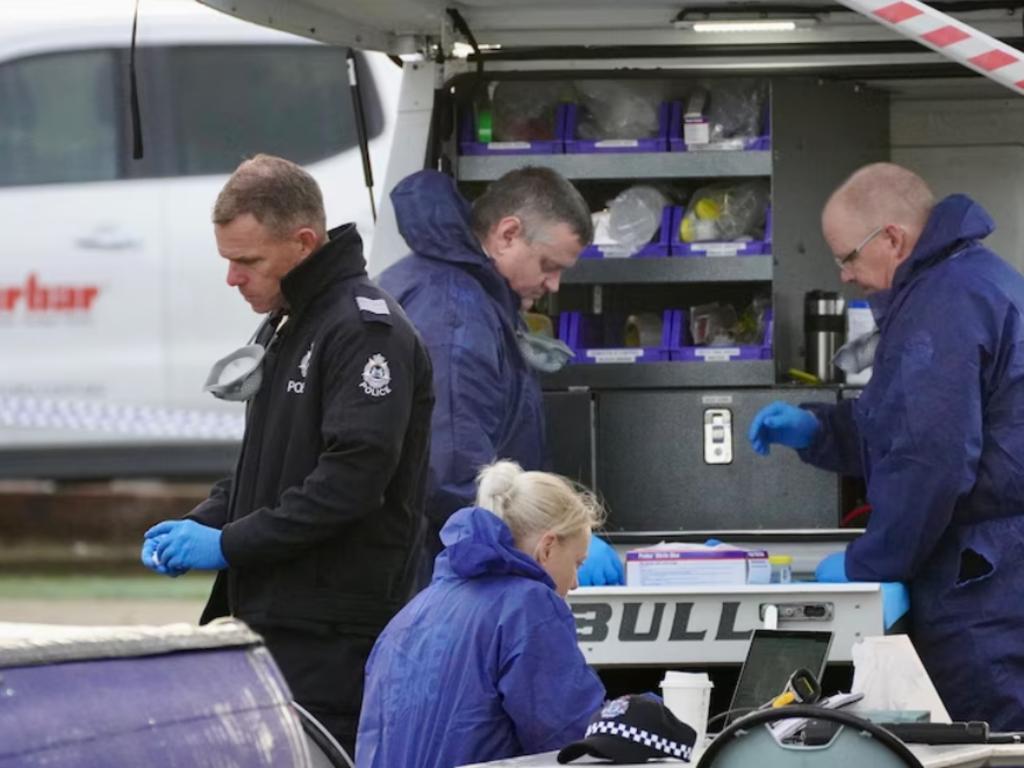 Police investigate the death of a woman who was allegedly killed by her son Harley James Jeffries in the Perth suburb of Byford. Picture: ABC