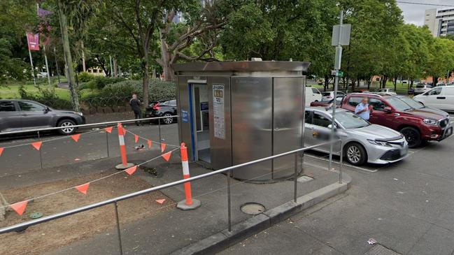 Public toilets at Lygon St and Argyle Place North in Carlton.