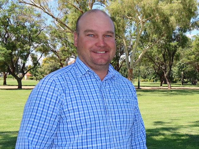 NSW Farmers Grains Committee chairman Justin Everitt .