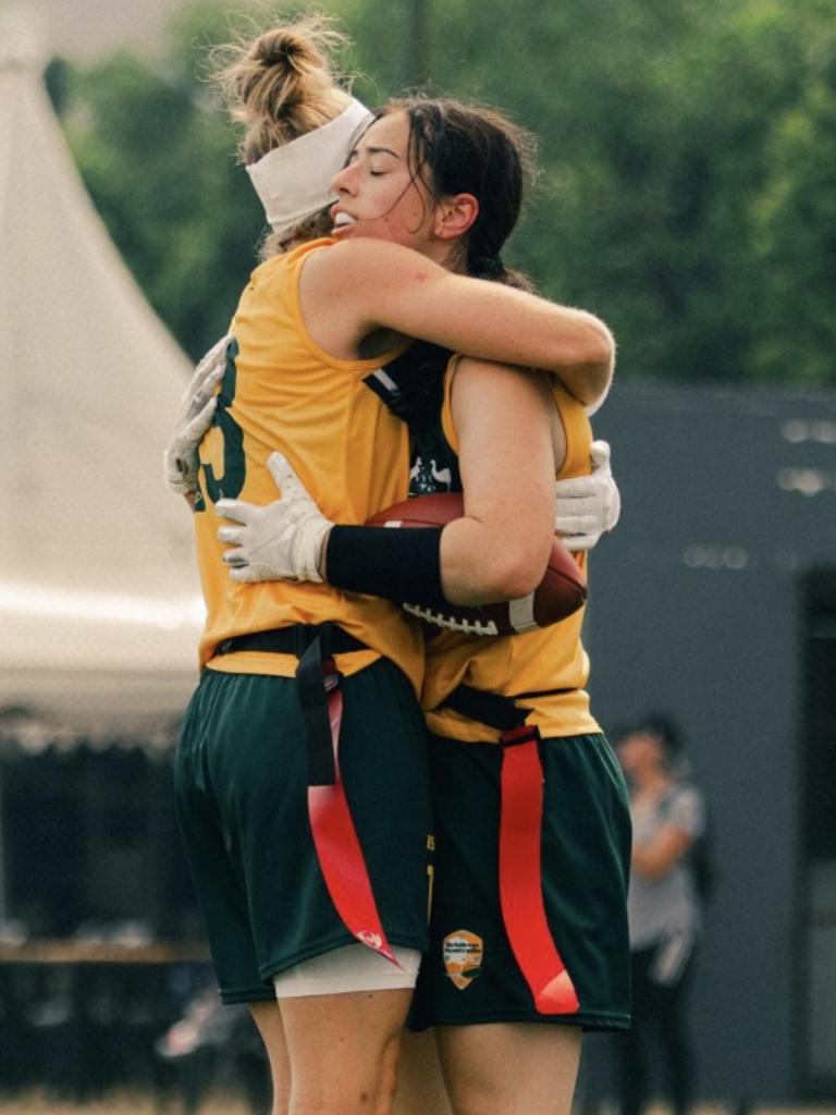 2023 Asia-Oceania Championships. Australia's Flag Football Men and Women. Picture taken from Gridiron Australia Instagram, 28 October 2023