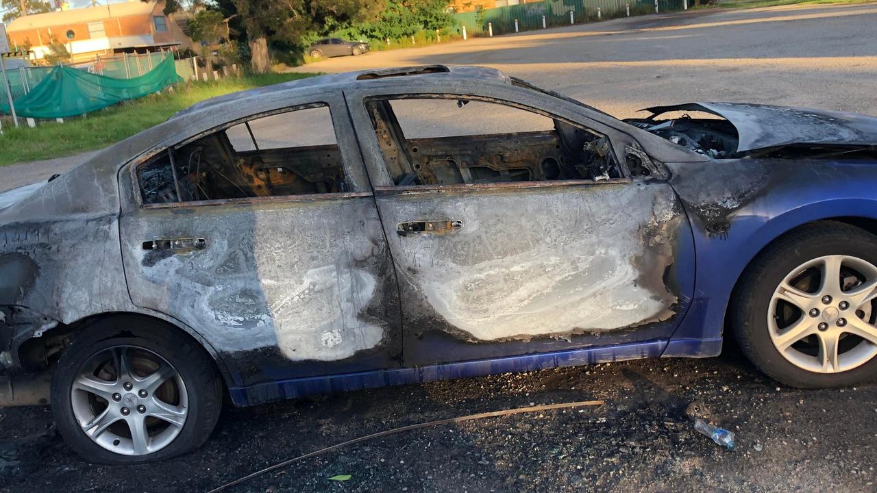 Penrith car fire: Mitsubishi 380 set alight in Derby Street carpark ...