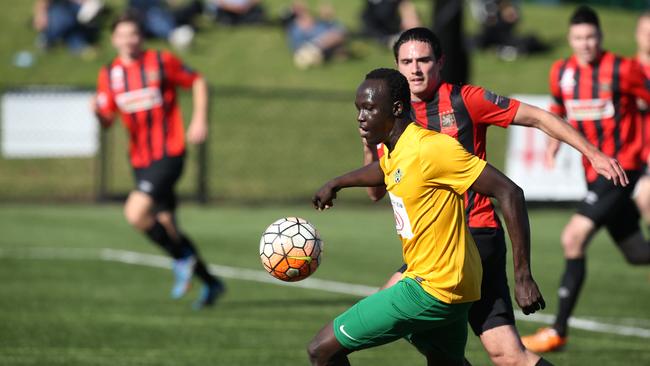 Mt Druitt held extend their lead five minutes into the second half. Picture: David Swift.