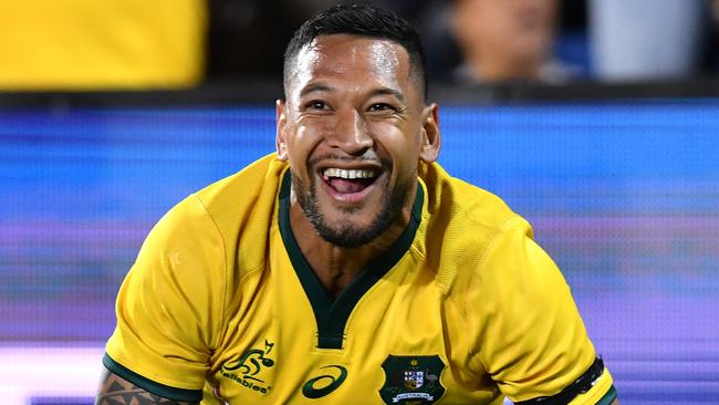 The new deal means Folau will be locked into Australian rugby until 2022. (AAP Image/Darren England)