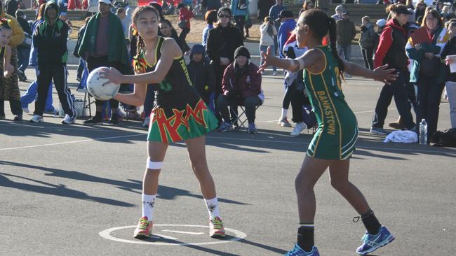 Netballer Sheylese Haldane of Ropes Crossing plays for St Marys Leagues Netball Club.