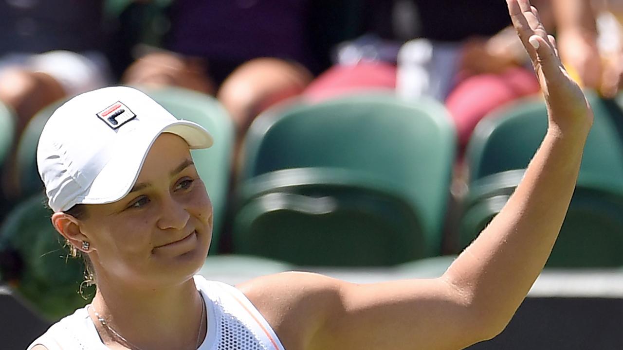 Ashleigh Barty is through to the third round of Wimbledon.