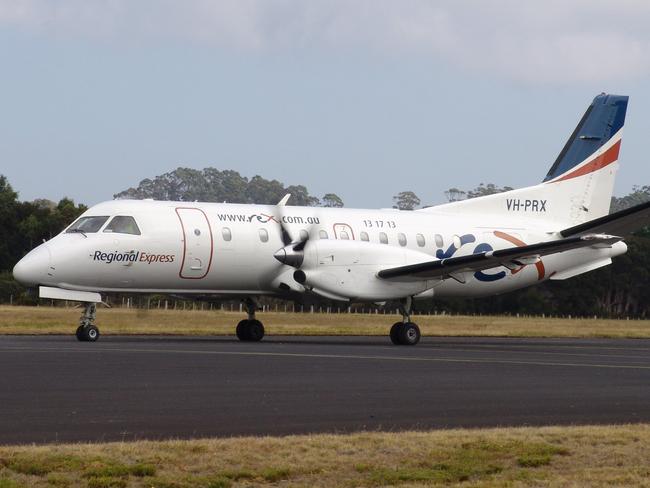 Regional Express Airlines' Saab 340 aircraft.Photo Contributed