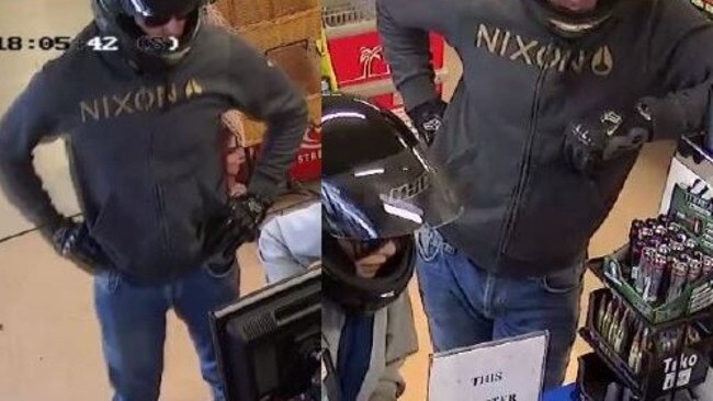 The man who robbed a Baxter service station with a woman. Picture: Victoria Police