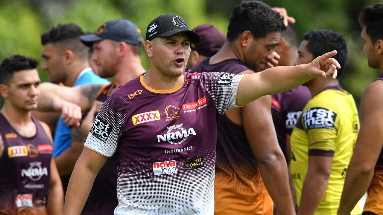 Broncos coach Anthony Seibold has come under fire after the team’s fifth loss of the season. (Image: Darren England/AAP) 