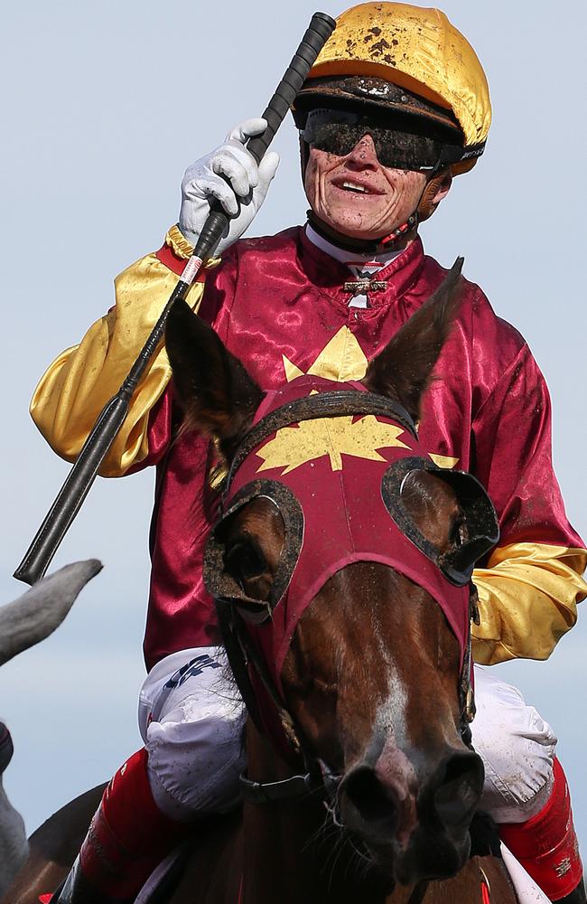 Miss Iano after claiming victory on Bletchingly Stakes Day.