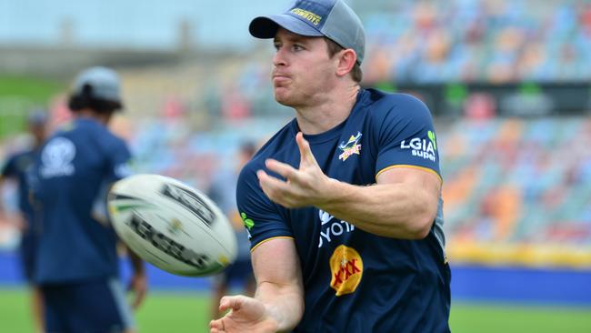 Michael Morgan trains with the Cowboys on Monday. Picture: Evan Morgan