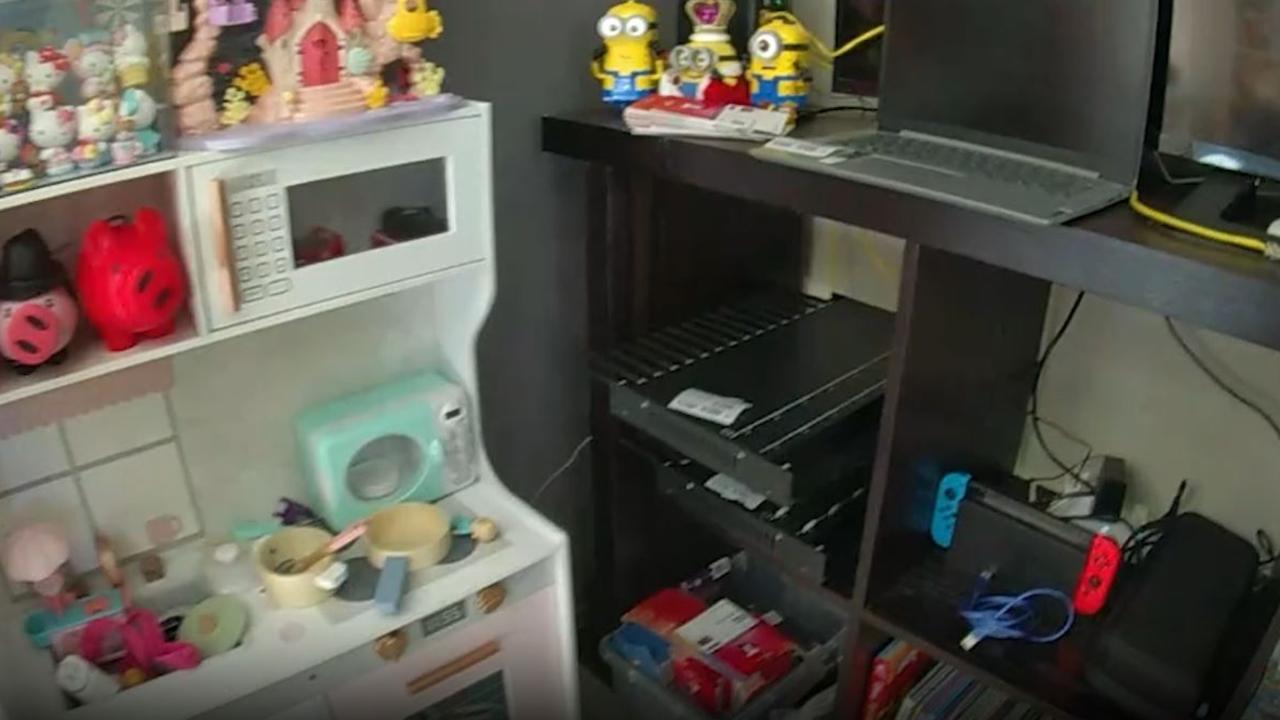 Image from a police raid on a Southport property showing items alleged to be Subscriber Identity Module (SIM) Boxes. Picture: QPS
