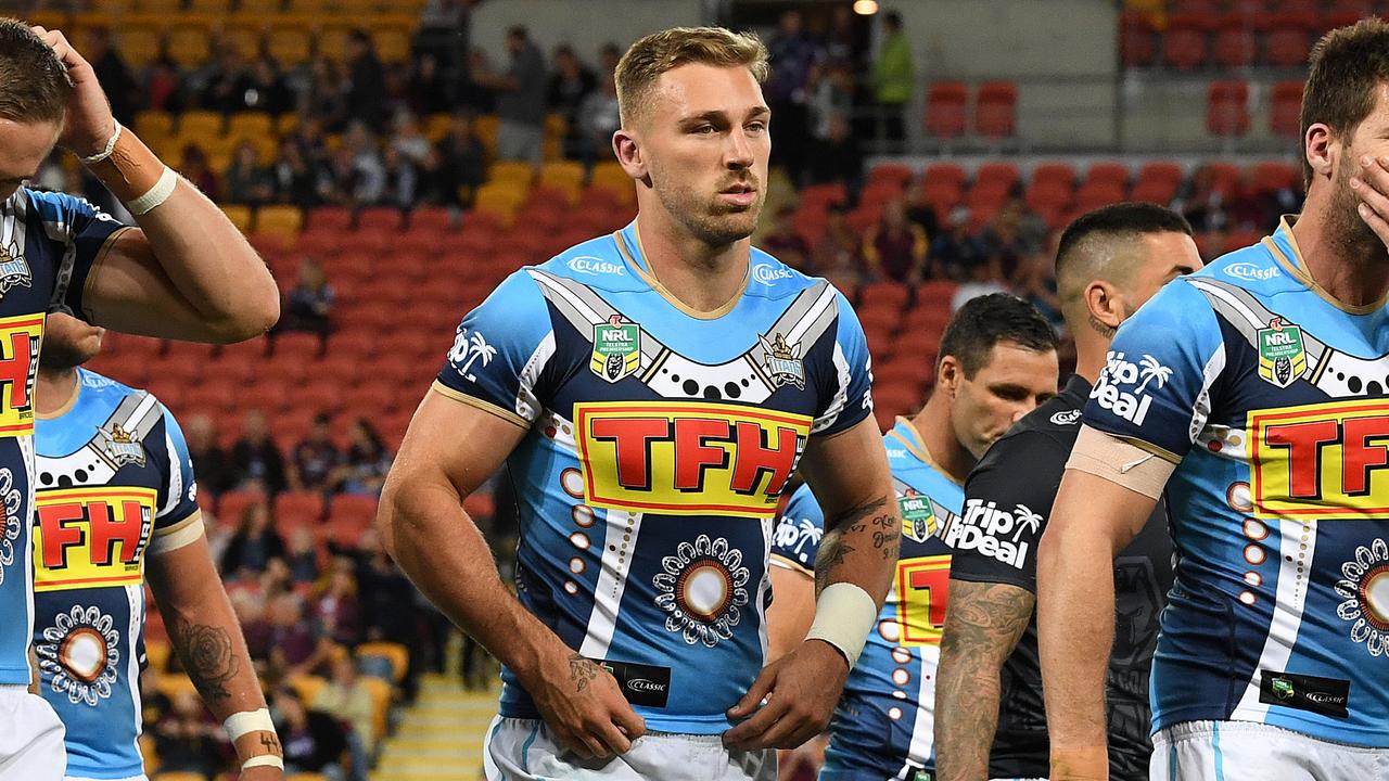 Bryce Cartwright of the Titans is in danger of being dropped.