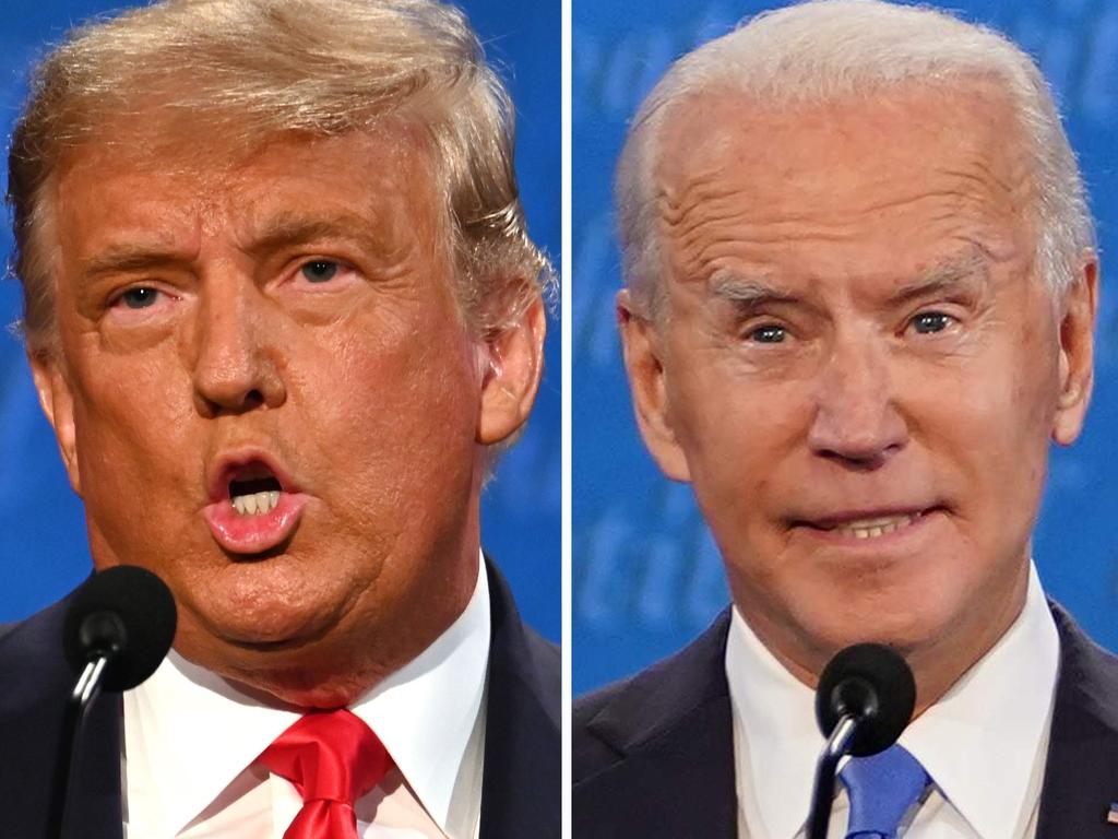 Joe Biden is firming up in betting odds to become the next president as polls close in the US election. Picture: Jim Watson/AFP