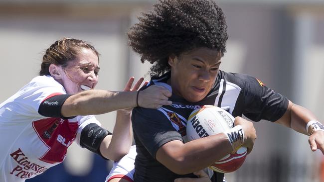 Fotu-Moala has been a powerful force for the Ferns. (AAP Image/Craig Golding)