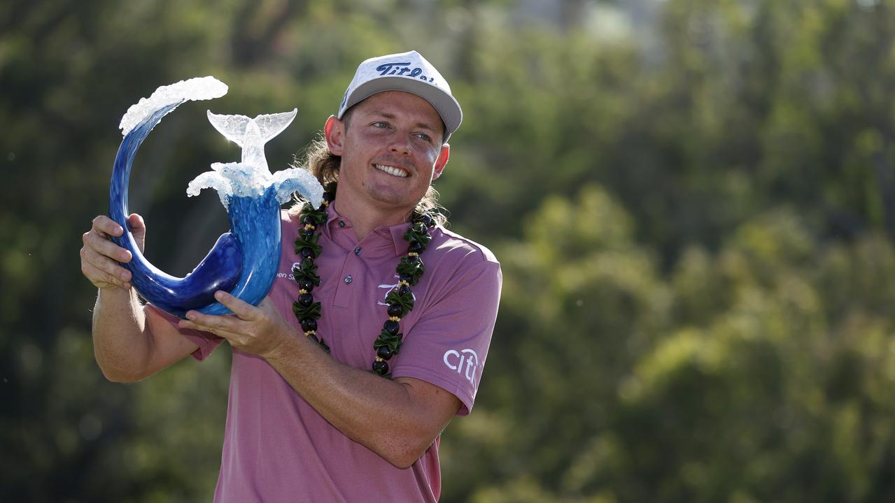 Cameron Smith won for the first time in 2022 in Hawaii. Picture: Cliff Hawkins/Getty Images