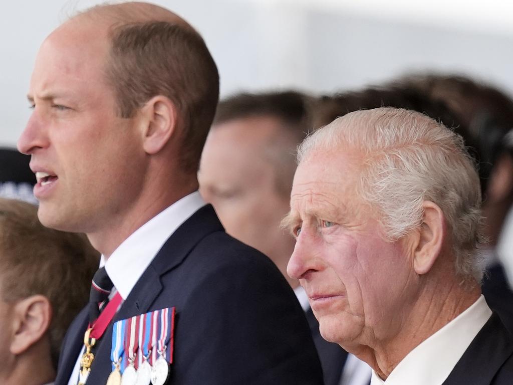 William and Charles at the UK's national commemorative event for the 80th anniversary of D-Day in Portsmouth. Picture: Andrew Matthews – Pool/Getty Images