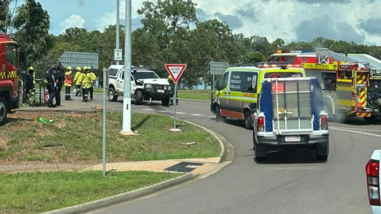 Stuart Hwy crash after alleged police chase captured on dashcam