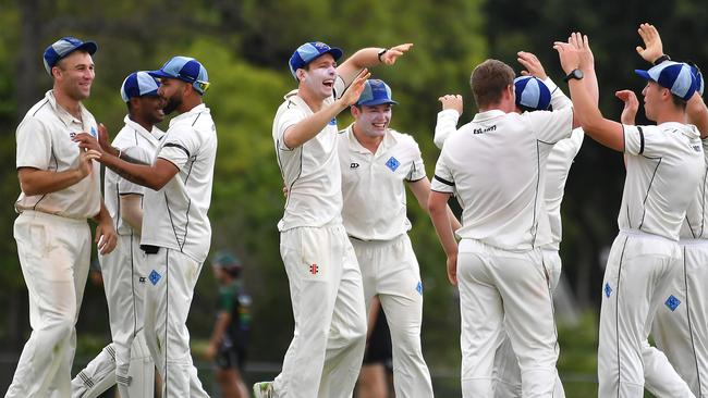 Norths get a wicket Norths versus Souths Saturday December 3, 2022. Picture, John Gass